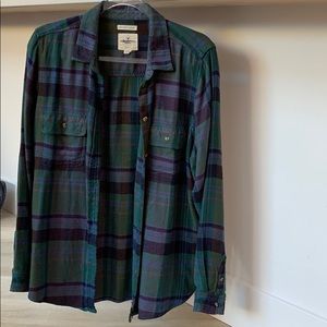 AE Flannel button down super soft boyfriend fit